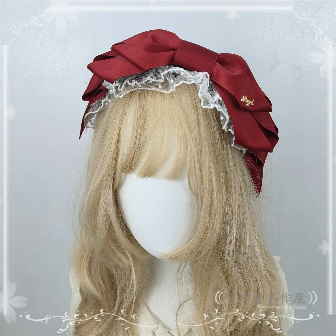 

Big Bow Headwear Hair Accessories for Girls Original Lolita Bow Headband KC Headband Headgear