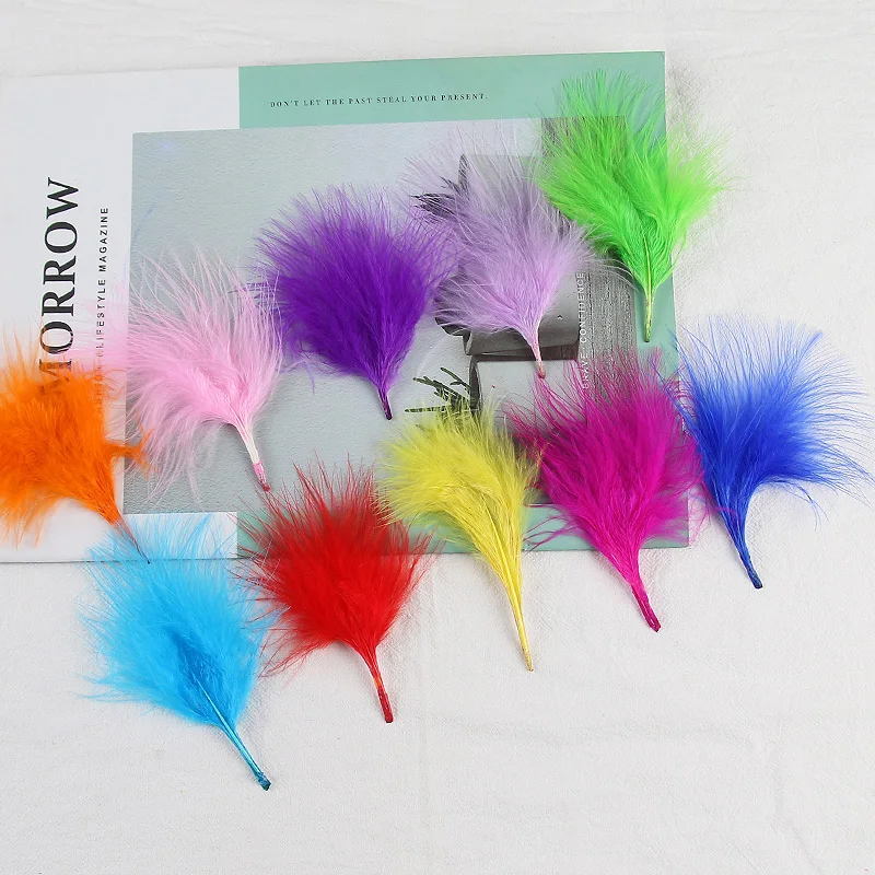 6-13CM/50 Root Turkey Feathers For Crafts Pheasant Feathers For Clothing Jewelry Feathers For Carnival Feathers