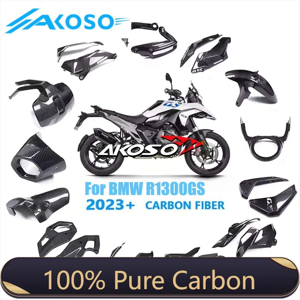 

For BMW R1300GS 2023 2024+ Full Set 100% Real Dry Carbon Fiber Motorcycle Parts Accessories Fairing Kits