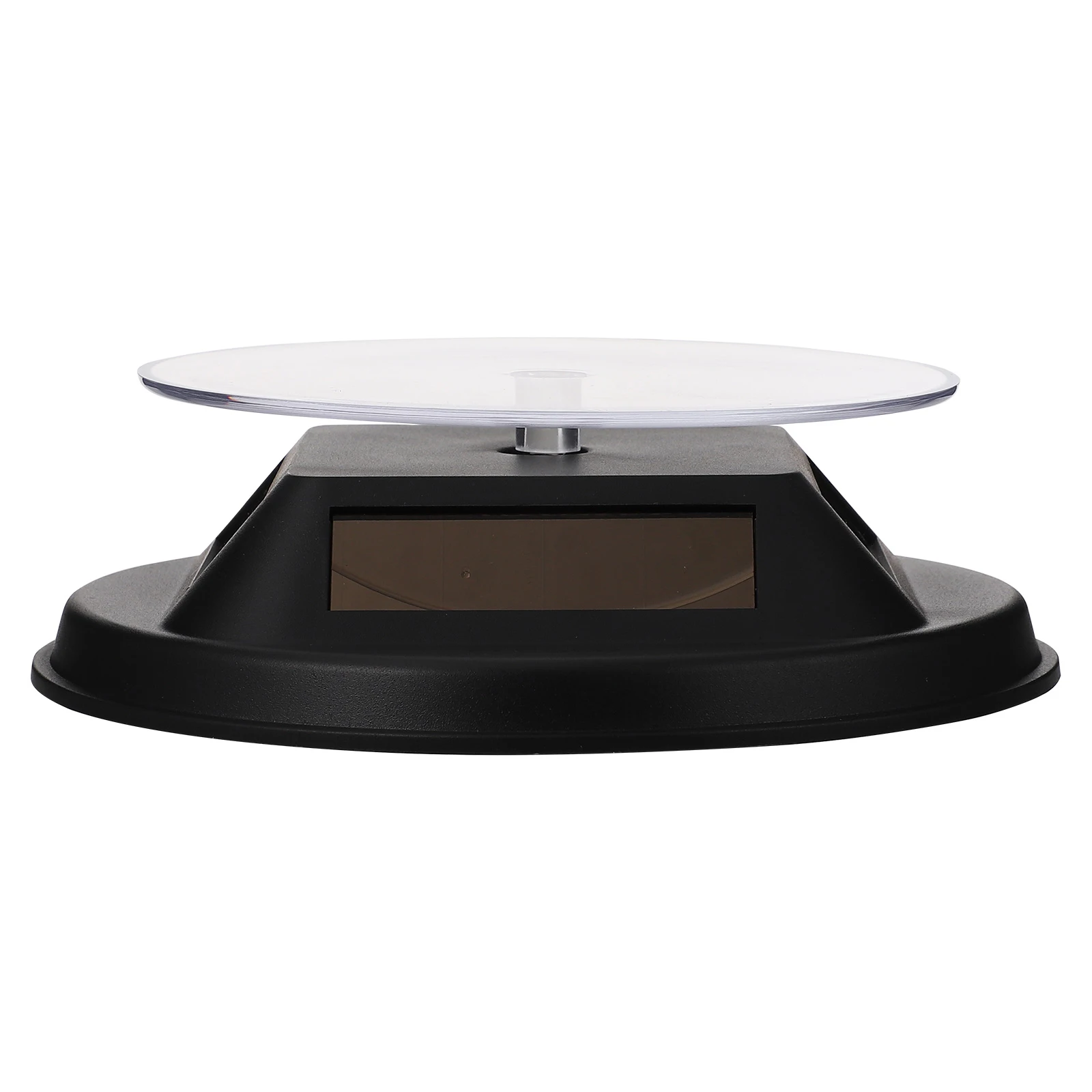 

Rotating Display Stand Jewelry Turntable 360°Rotating Watch Show Case Solar Energy