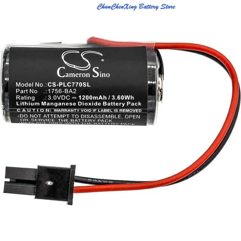 OrangeYu 1200mAh Battery for Allen Bradley 1756-BA2, 1756 L61S, 1756 L62S, 1756 L63S, ControlLogix 5561, 5562, 5563, 5564