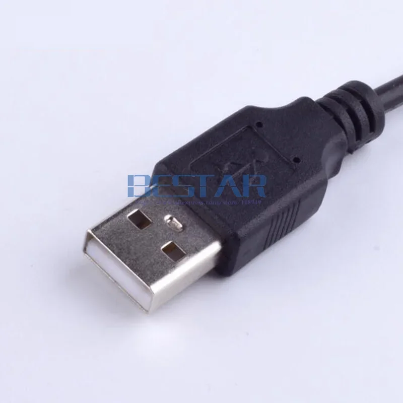 أسود تيار مستمر محول القابس الطاقة USB تحويل إلى تيار مستمر 5.5*2.1 / 5.5*2.1 مللي متر 5.5 مللي متر x 2.1 مللي متر 5.5 مللي متر/2.1 مللي متر جاك شحن كابل الطاقة 1 متر 3FT