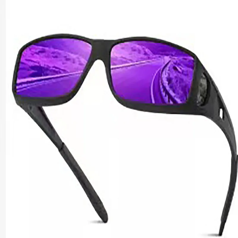 2026 UV40 Polarized Sunglasses Prescription Lenses Anti-Glare Windproof Outdoor Cycling Sunglasses for Hiking/Driving/Camping