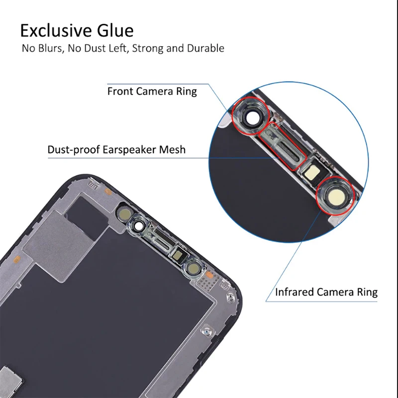 AAA+100% TESTED OLED For iPhone X XR 11 LCD Display For iPhone XS XS Max LCD Screen Digitizer Assembly Replacement