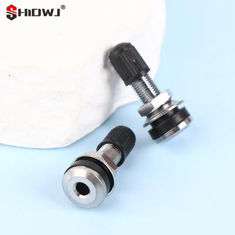 2pcs TR161-32mm Motorcycle Wheel Valve Universal Motorbike Scooter Tyre Valve Dustcap Stem Caps Metal Car Accessories