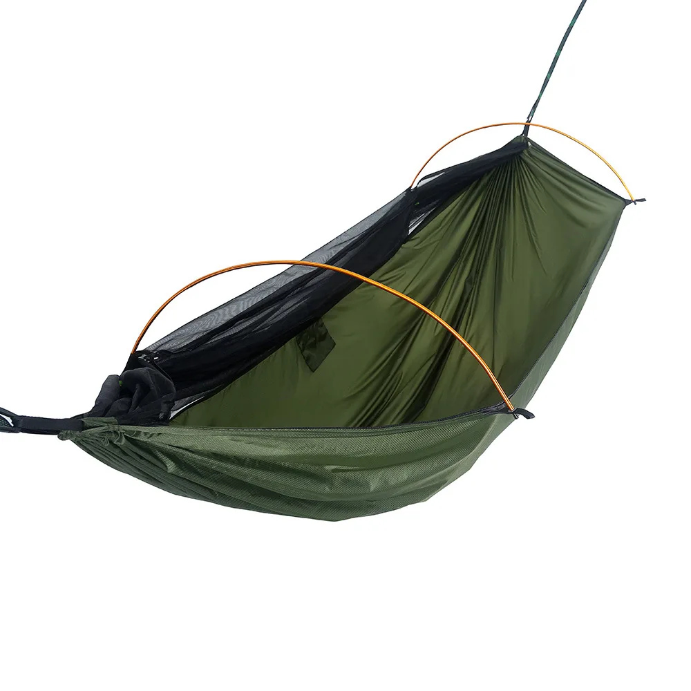 

CX Hammock Outdoor Push-Pull Anti-Rollover Mosquito Net Hammock, Outdoor Double Anti-Mosquito