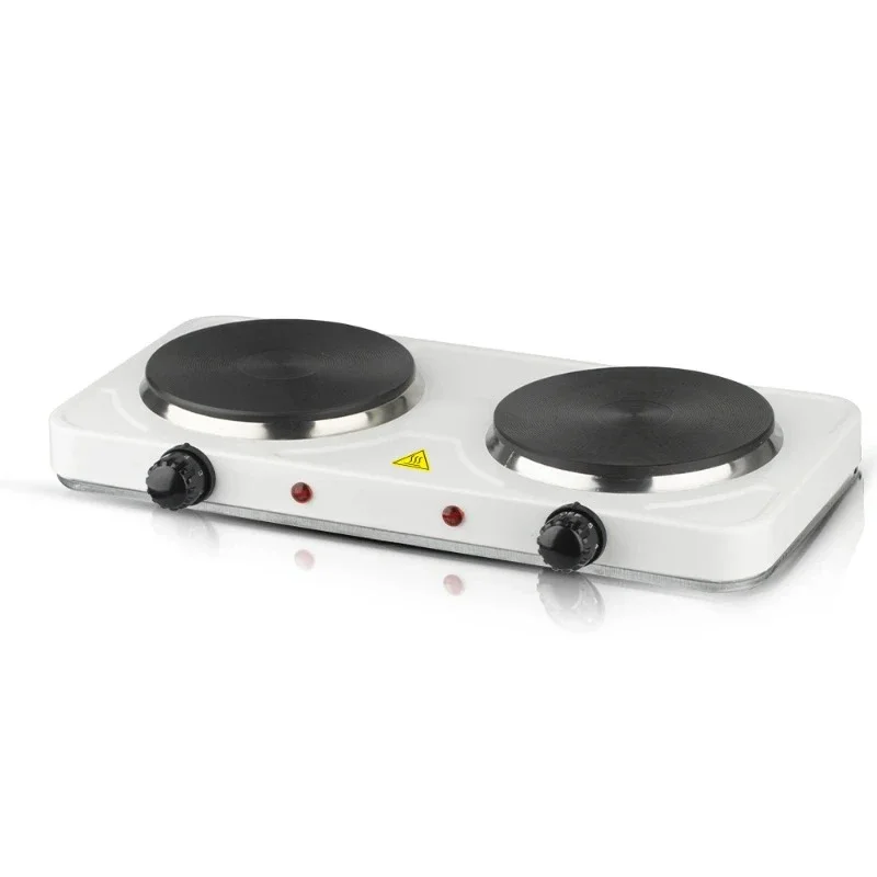 Low Price 2  Burners Hot Plate 2000W High Power Electric Plate Black White Home Cooking Portable