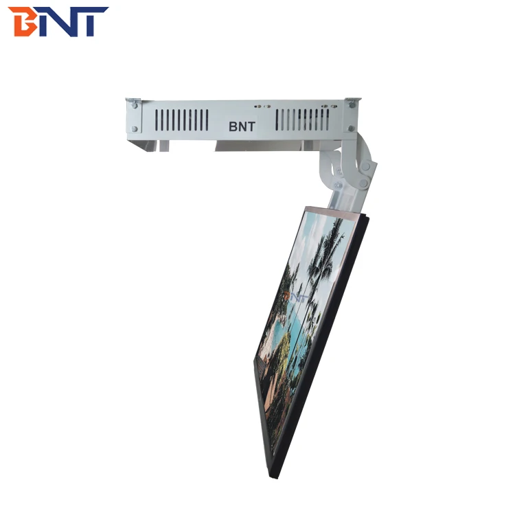Automatic Ceiling TV Motorized Flip Down Lifting Mechanism 32-65 Inch Hidden Type For Home Furniture TV Mounts & Carts
