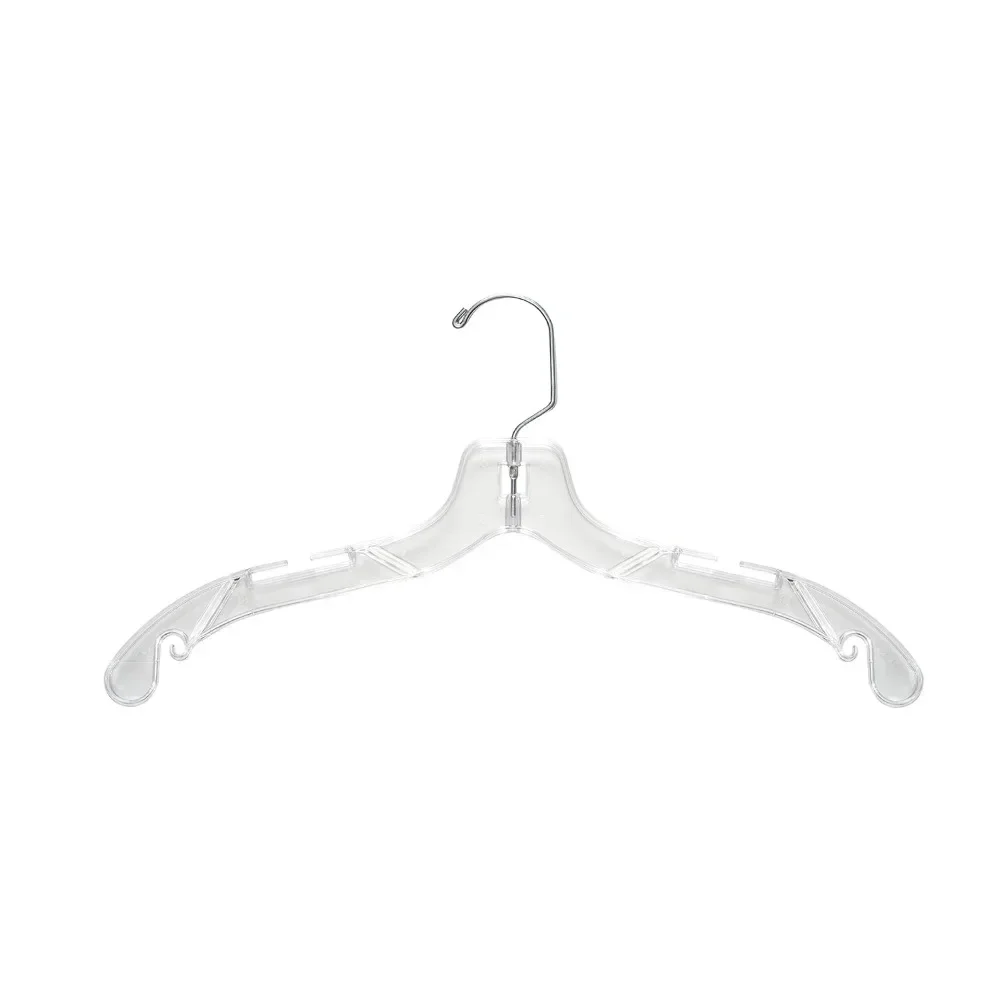 

A Plastic Dress Hanger, Middle Heavy Weight, 17", Clear