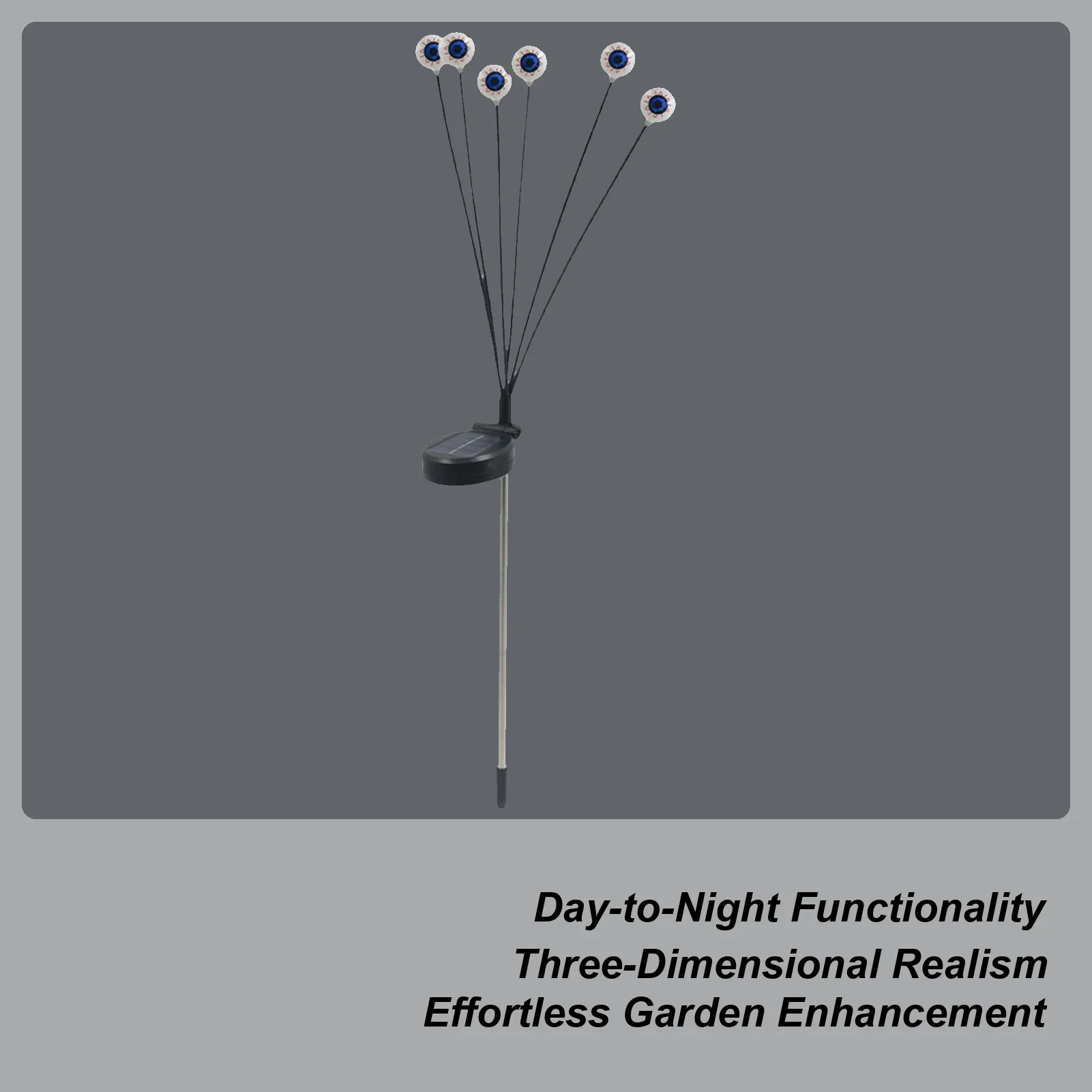 

Хэллоуин огни глазного яблока открытые солнечные страшные огни глазного яблока водостойкие качающиеся светлячки Декор осветительные украшения дорожки фонари