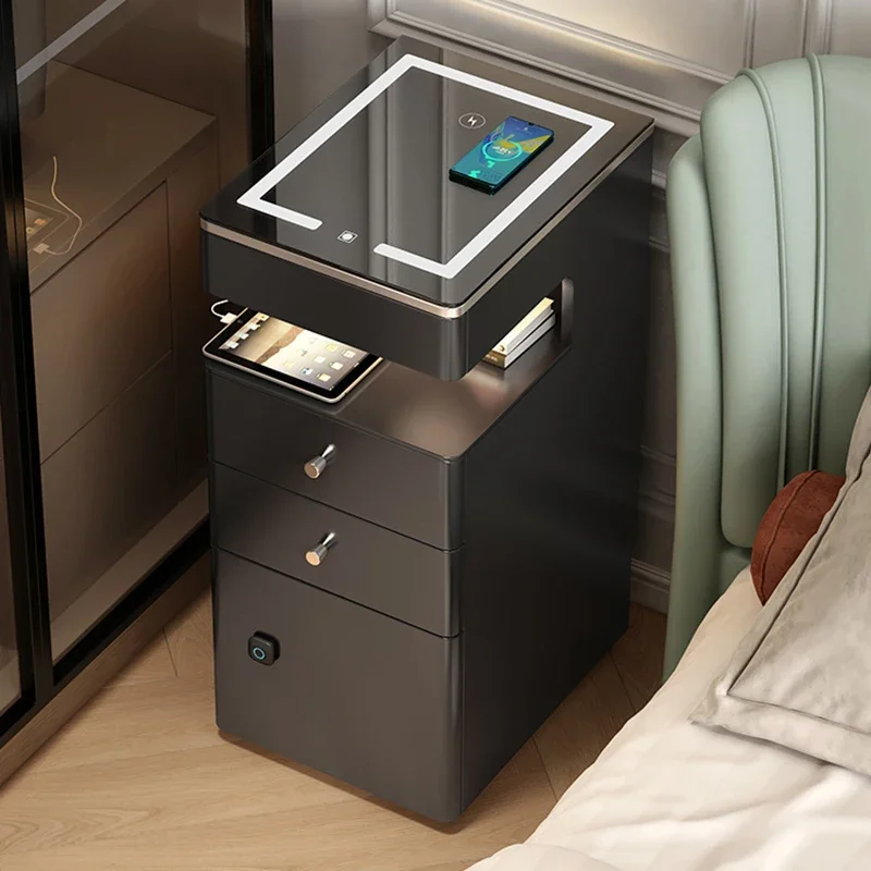 

Роскошная компактная прикроватная тумбочка, скандинавские умные шкафы, ящики, тумбочка для спальни, простой органайзер, уникальная мебель Criado Mudo