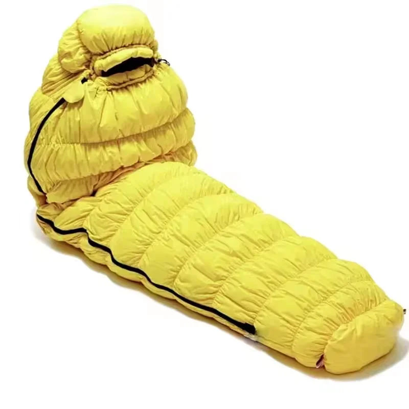 

2024 Best Selling Fill Goose Down Cold Weather Winter Outdoor Waterproof Camping Sleeping Bag