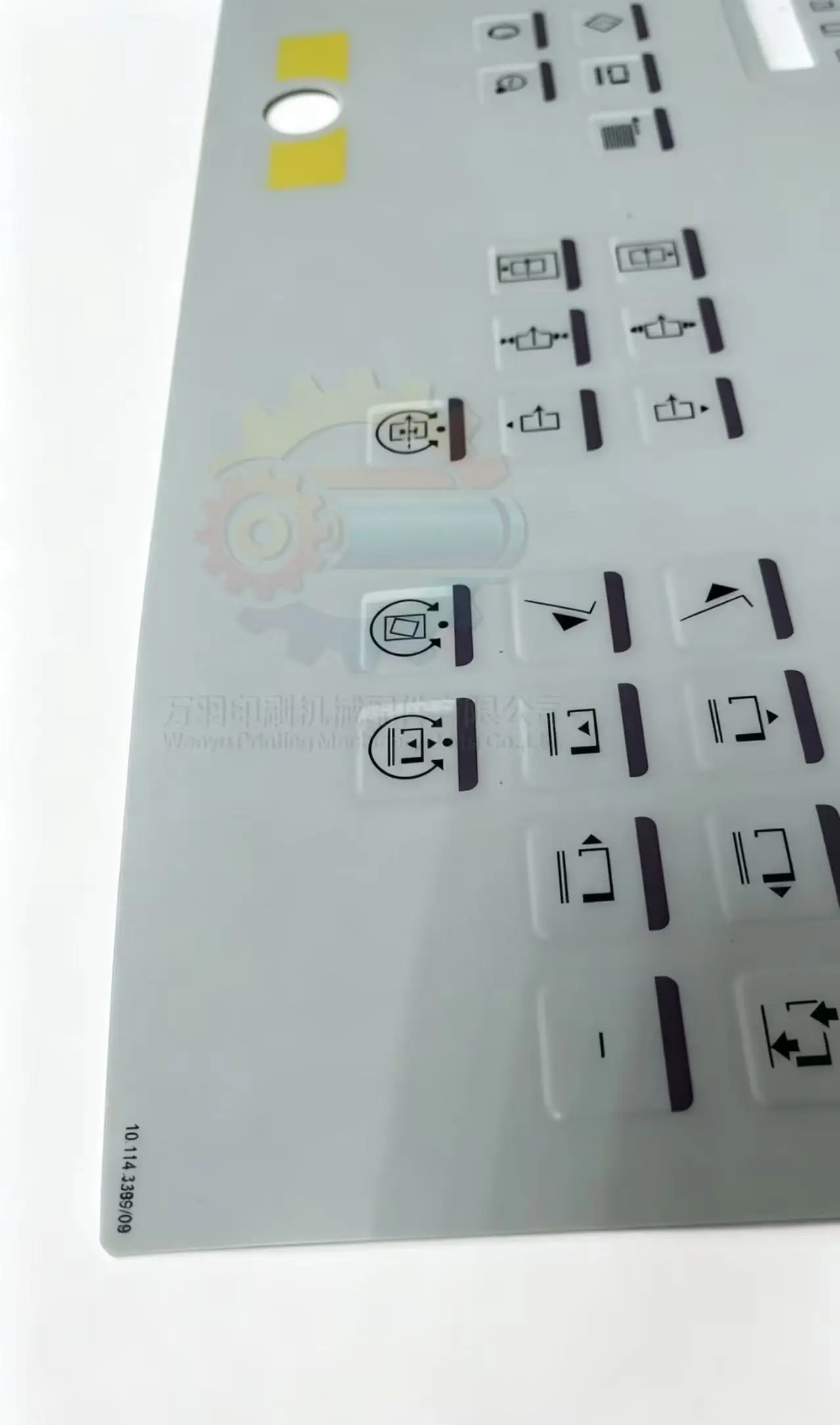 Feeder Control Panel Membrane Overlay Sticker For Heidelberg Printing Machine Spare Parts