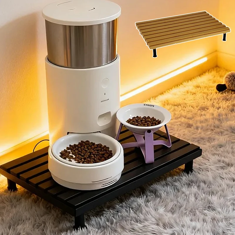 

Elevated Pet Feeding Stand for Cats and Small Dogs | Protects Neck, Suitable for Indoor Use, All-Season,Cat Feeding Stand 먹이틀