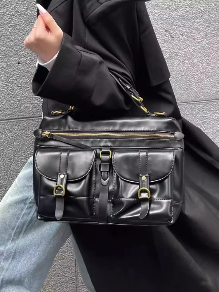مصمم العلامة التجارية الرجعية سعة كبيرة ساعي البريد حقائب الكتف Crossbody للنساء الساخن بيع