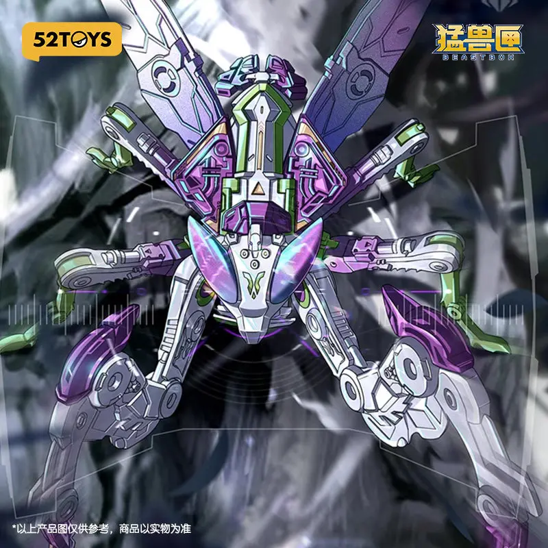

52TOYS BEASTBOX Lotus Mantis Transforming Mecha Action Figure Collectible Robot Model Anime Toy Anime Fans And Toy Collectors
