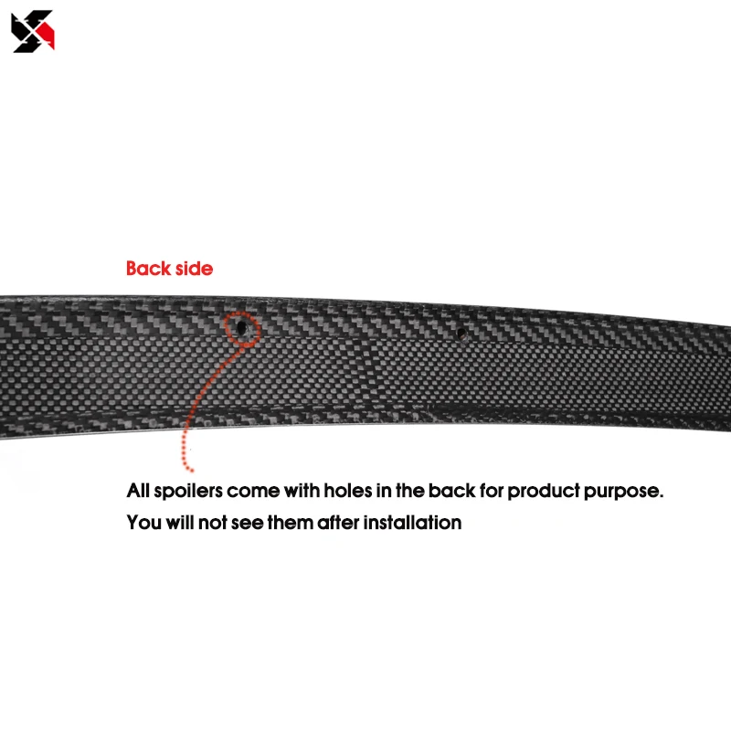 For BMW G80(M3) G20 Sedan G82(M4) G22 Coupe 2021+ Dry Carbon Tech Rear Trunk Tail Wings Car Accessories Rear Lip Spoiler, Glossy