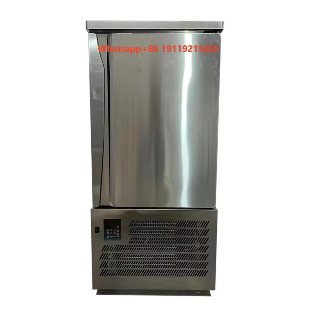 IQF-45℃ Freezer Chiller 18 Trays Essential Cooler Equipment for Seafood Meat Chocolate Cake Food Processing and Preservation