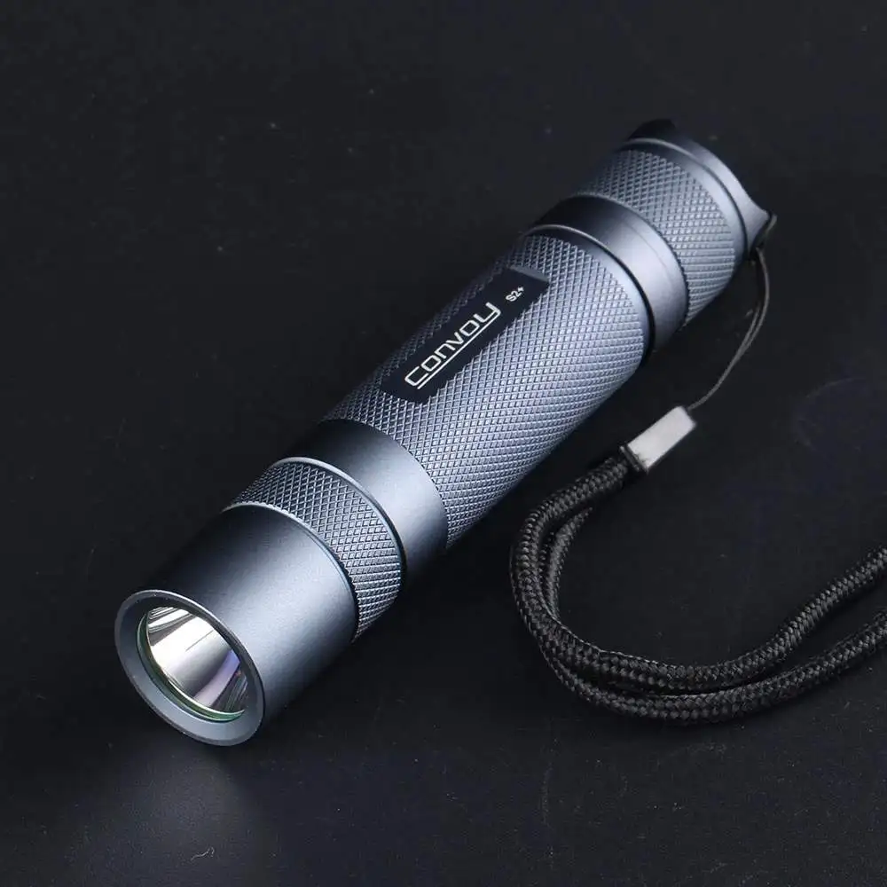 Convoy S2+ SST20 7135*8 LED Flashlight 12 Group Modes Portable Torch powered by 18650 Lantern For Camping Outdoor Emergency Use