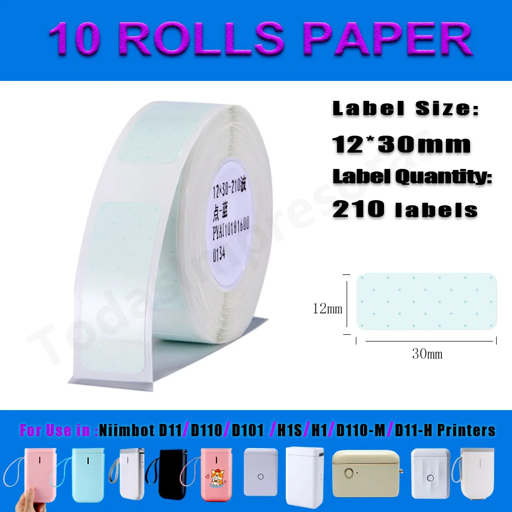 300dpi Niimbot D11 Mini Portable Thermal Printer Adhesive Label Maker Lightweight Printer For Stickers D110 Label Machine New