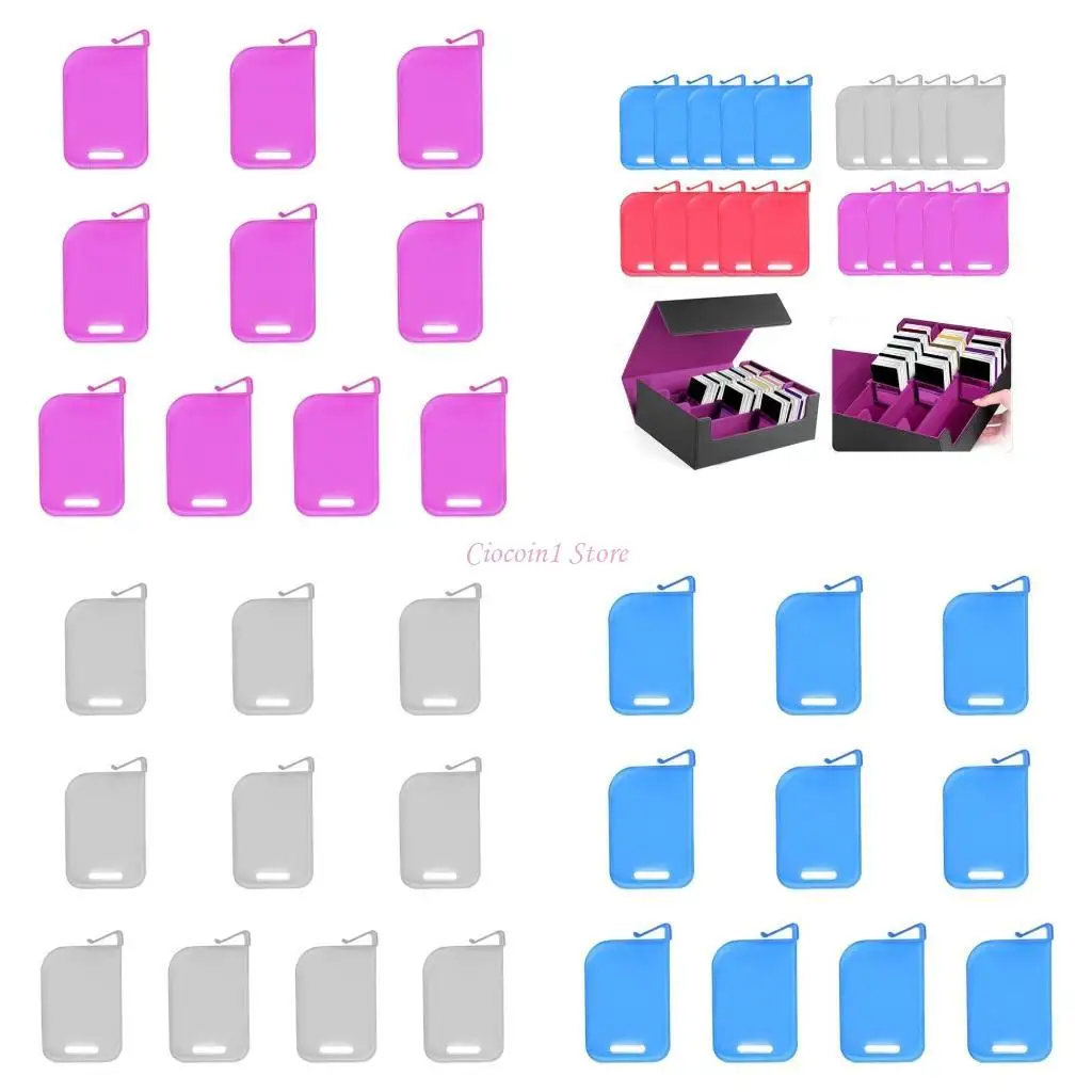 

Y1UB 10PCS PP Пластиковая торговая игра -карта.