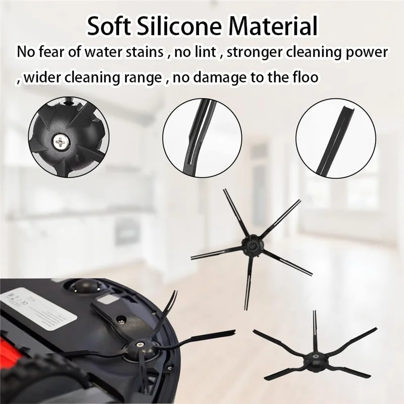 A05G-untuk Roborock S7 S7 Plus S7 Maxv S7 Maxv Ultra S7 Pro Bagian Penyedot Debu Ultra Sikat Sisi Utama Kain Pel Filter Hepa