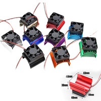 40-42mm Brushless Motor Aluminum Heatsink Cooling Fan for 4068 4074 4268 4274 ARRMA Traxxas HSP 1/7 1/8 RC Monster Truck Car