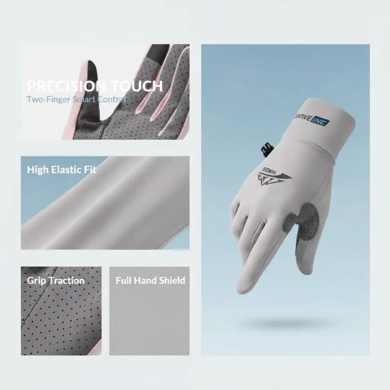 Fingerlose Handschuhe für Männer und Frauen, UV-Sonnenschutz, halbfingerige Handschuhe zum Angeln, Paddeln, Segeln, Rudern, Sport-Handschuhe. – Detail 10