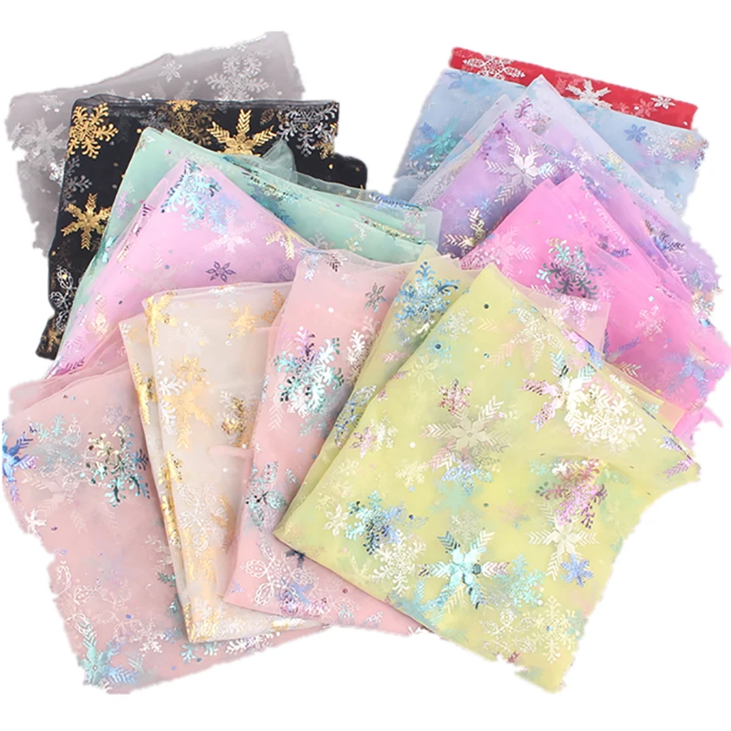 New listing Frozen Mesh Fabric Colorful for Sewing Puff Skirt Princess Dress Cape Costume Wedding Background by Meters - view 2