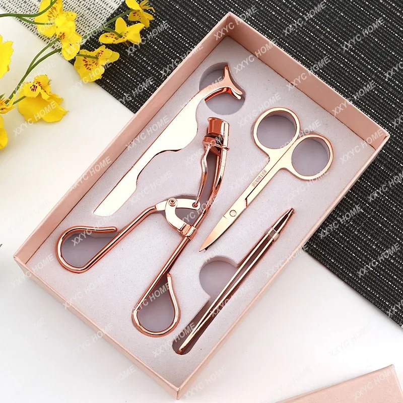 best selling product other makeup products new eyelash curler set stainless steel eyelash tweezers Makeup & Tools eyelash curler