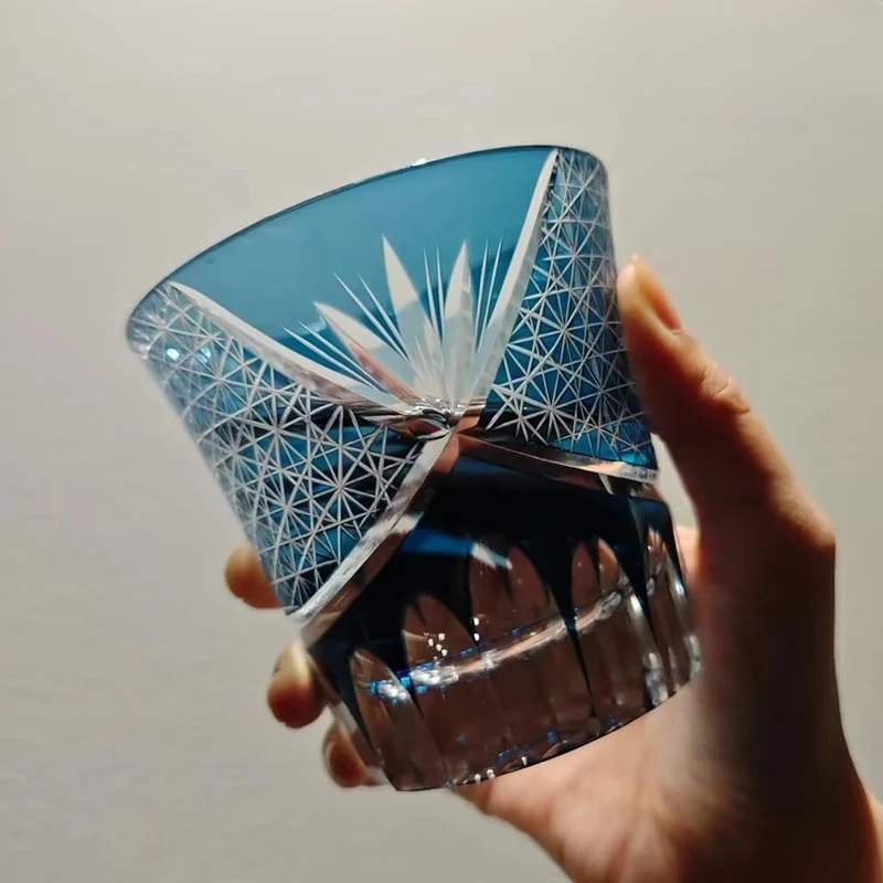 

Chiju foreign wine cup Japanese handmade crystal glass foreign wine whisky wine