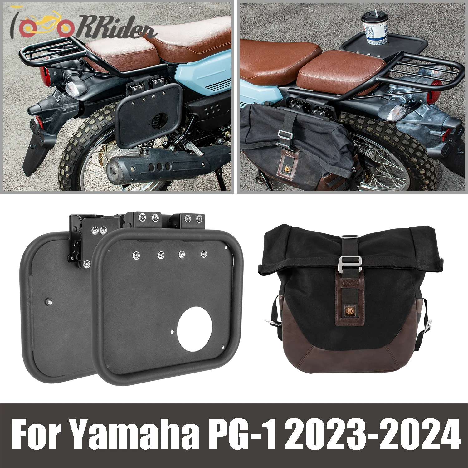 PG-1 Laggage Support Bracket For Yamaha PG 1 2023 2024 Motorcycle Left Right Side Mount Bags Bracket Rack Holder Accessories