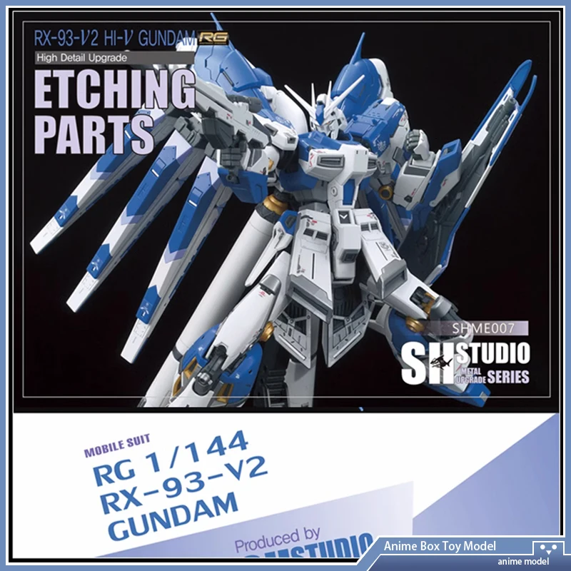 SH STUDIO for Gundam  RG 1/144 RX-93 V2 HI-V HIGH DETAIL UPGRADE ETCHING PARTS  Special Etching Sheet Assembled Model