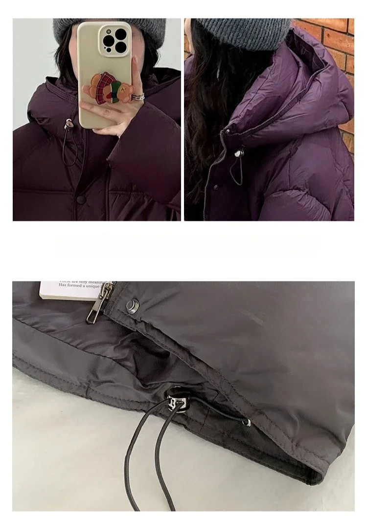 Korean style Soft Warm Cotton Bread Jacket Winter New Loose Versatile Cotton Women's Coat Fashion Casual Down Cotton Parkas 2026
