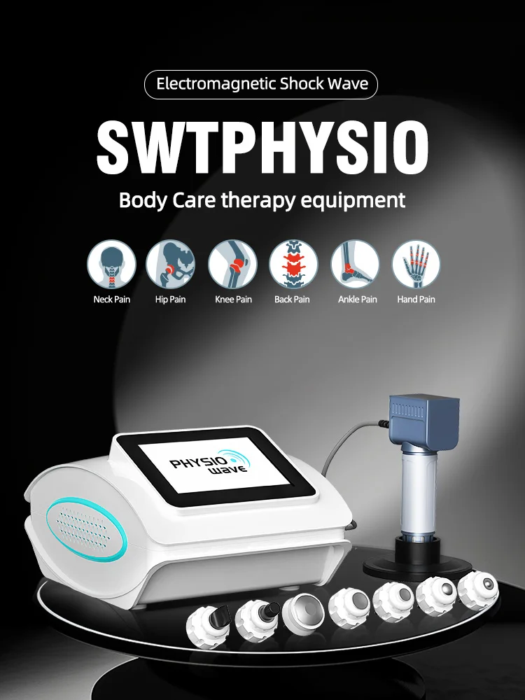 New shock wave ultrasonic vibration therapy device promotes bone healing and metabolism shockwave relieves pain massage tecar