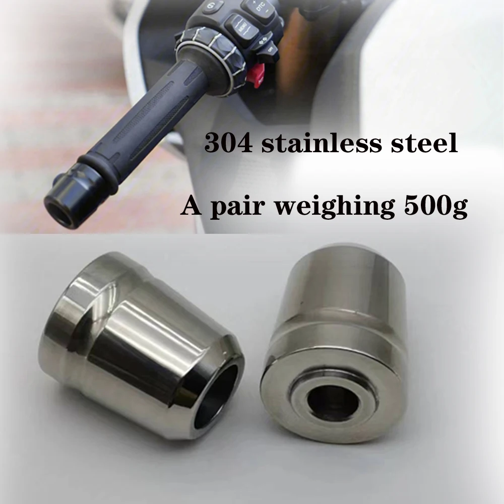 stainless steel Bar End Weights Motorcycle Handlebar Sliders Plug Long for BMW F900R F900XR G310GS G310R C400X C400GT C600 C650 