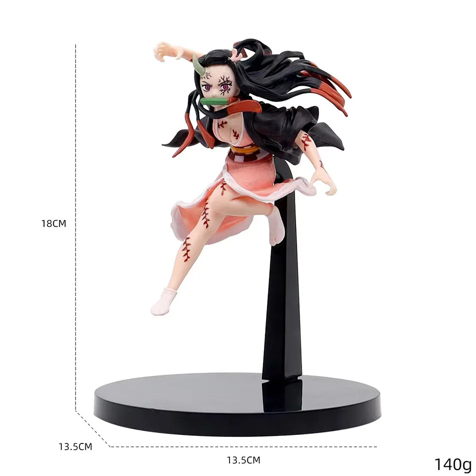 Anime Demon Slayer Kimetsu no Yaiba figure Kamado Tanjirou Action Figure Agatsuma Zenitsu Nezuko Warrior PVC Model Toys