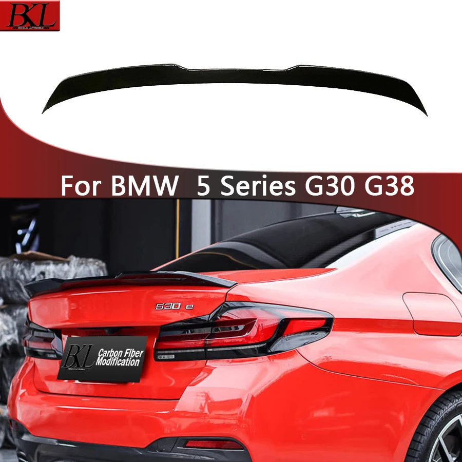 For BMW 5 Series G30 G38 PRO Style bright black ABS spoiler rear wing Duck wing plastic rear wing modification rear wing upgrade