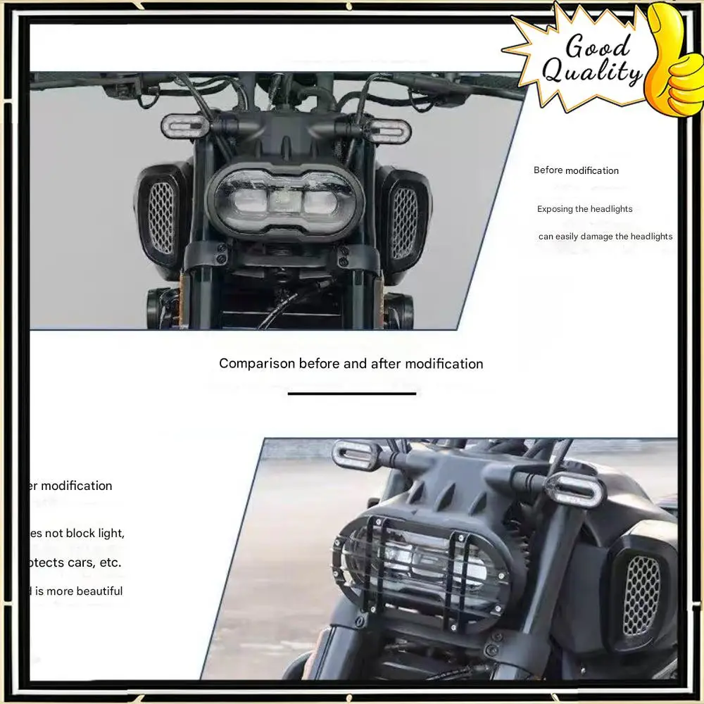 

For VOGE CU525 fence headlight net protective cover net cover decorative cover accessories retro headlight lampshade