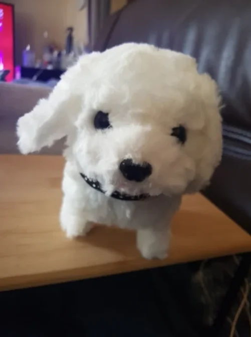 

Новый милый плюшевый робот-щенок, интерактивная ходьба, имитация лая хвоста щенка, плюшевая игрушка для детей (без батареи) # #