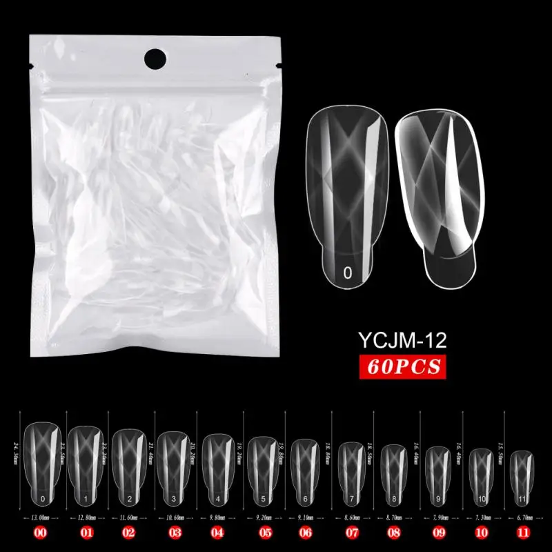 Dual Forms Tips Quick Building Gel Mold Nail System Full Cover Tips Nail Extension Forms Top Molds For Build Form