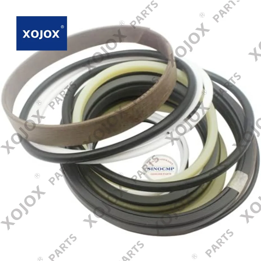 

XOJOX 707-98-37500 Комплект уплотнений для ремонта гидравлического цилиндра стрелы, 2 шт., комплекты сервисных уплотнений SINOCMP для деталей экскаватора Komatsu PC120-5,