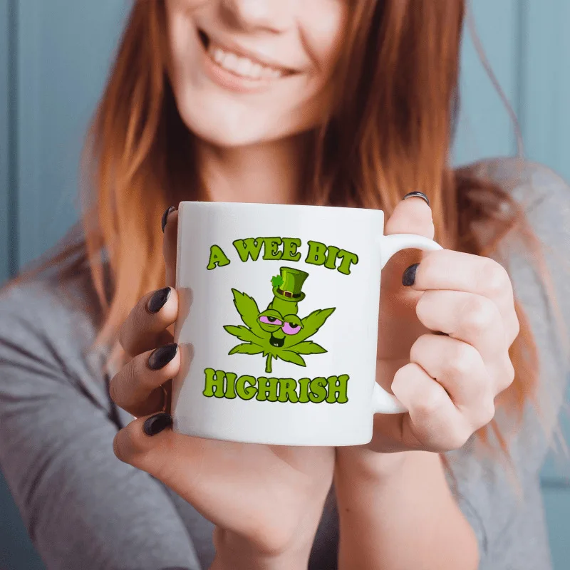 Cross-border Amazon plant pattern mug high value ceramic cup coffee cup
