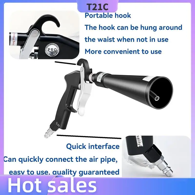 

T21C Tornado Car Cleaning-Gun, Air Dryers,Blowers & Blades, Tornado Air Gun, Tornado Dry Cleaning Gun,Use With Air Compressor