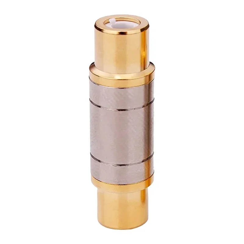 4/8/16PCS Gold Plated High Quality  Dual RCA Connectors RCA Female to Female Jack Socket Straight Adapter Speaker Cable Extender