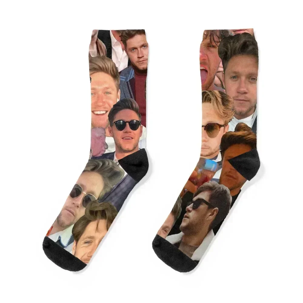 

NiallHoran Photo Collage Socks hip hop heated designer christmas gift Mens Socks Women's Rugby Run luxury Socks Women's Men's