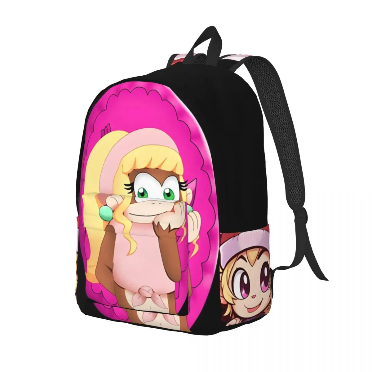 Storage Bag Cute Retro Washable D-Donkey Kong Ladies For Gifts Multi-Function Bookbag Picnic