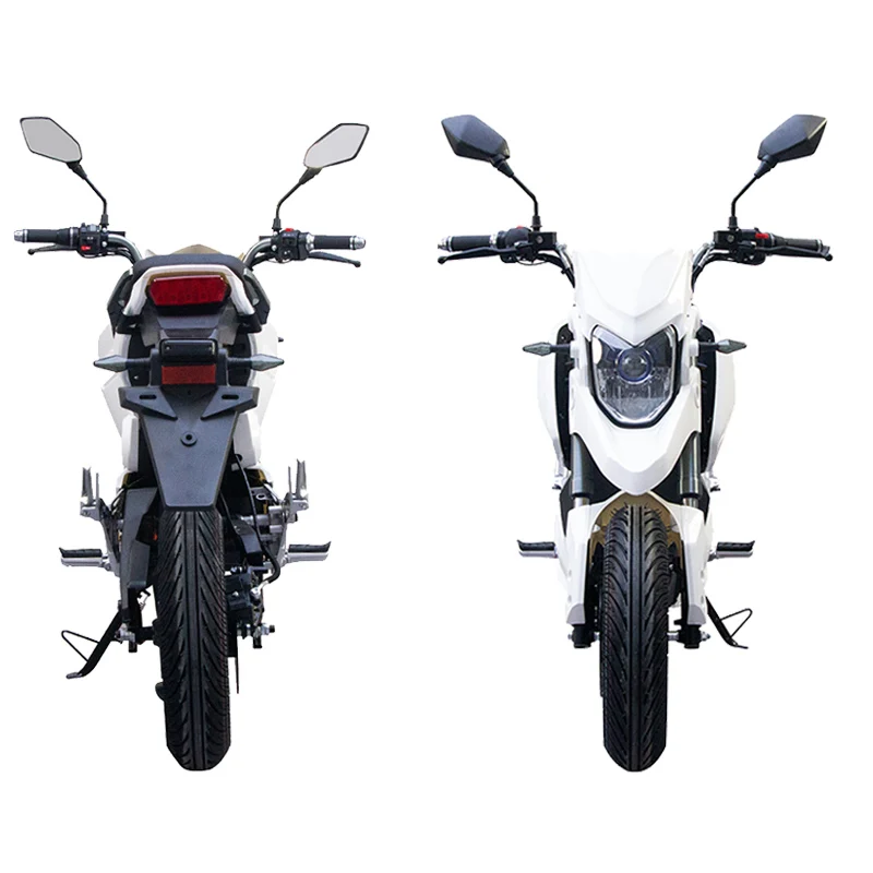 Customized Disc Brake E Motorcycle White Small Adult Electric Scooter