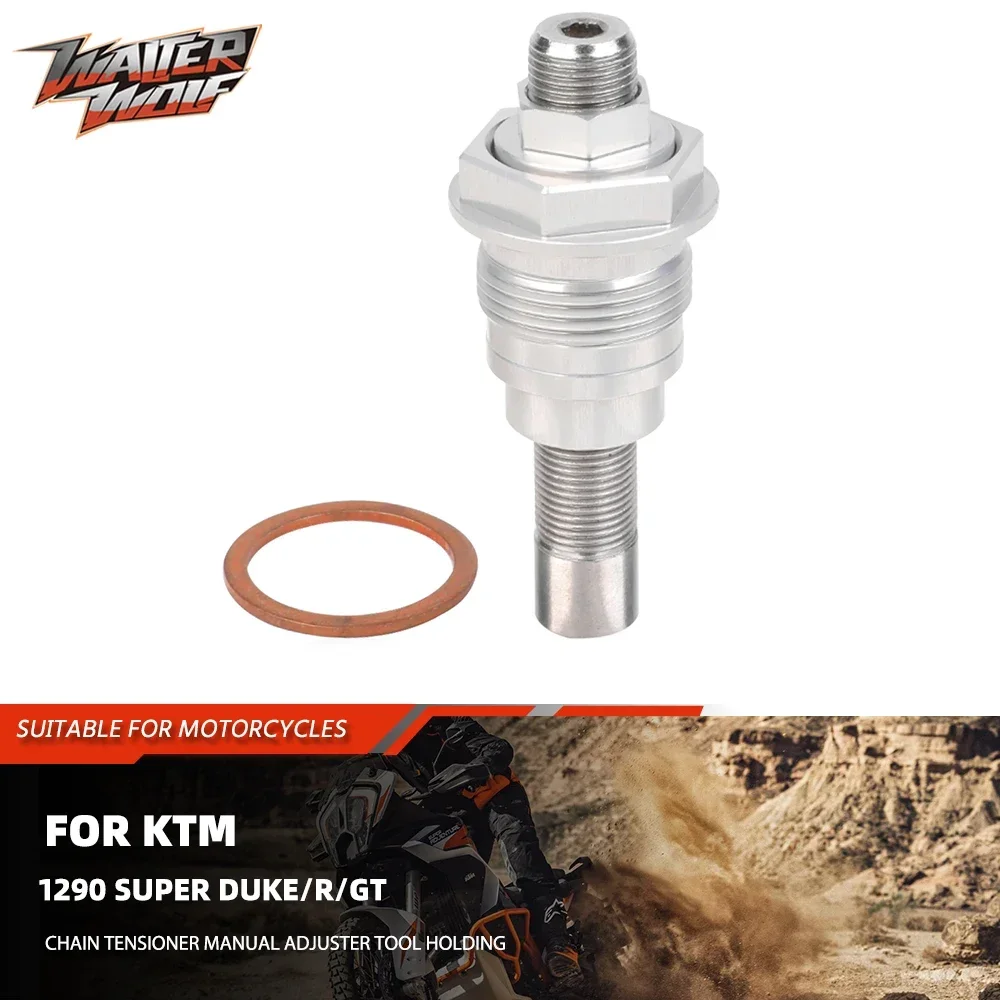 Chain Tensioner Adjuster Bolt For 790 890 1190 1050 Adventure/R 690 SMC Enduro R 790 890 Duke/L/R RC8/RC8R 1290 Super Duke Adv