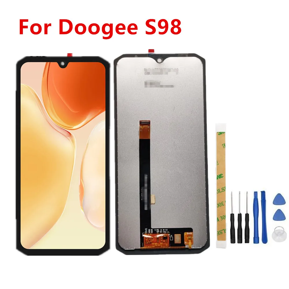 

New Original For Doogee S98 6.3" Cell Phone FHD+ LCD Display Touch Screen Assembly Digitizer Glass Repair Replacement